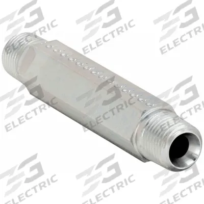 PARKER Metal Pipe Straight: Straight, Steel, 1/4 in x 1/4 in - Hydraulic Threaded Extreme-Pressure Pipe Fittings
