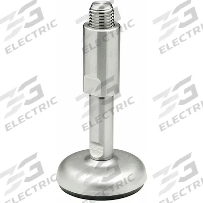 ELESA Male-End Leveling Mount: Swiveling Stud, M16 Thread Size, 80 mm - Swivel Male Leveling Mounts
