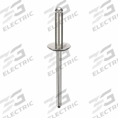 APPROVED VENDOR Blind Rivet,2 in L,0.156 in dia,PK500: Inch, 2 in Overall Lg, 43/64 in Body Lg - Large Flange Blind Rivets