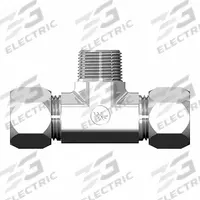 WEATHERHEAD Compression Tee Fitting: 1 in OD x 1 in OD x 1 in Pipe Size, 2,500 psi Max Op Pressure (MPN 7605X16X16X16). Key specifications — Brand: WEATHERHEAD; Series: 7000 Series Ermeto.