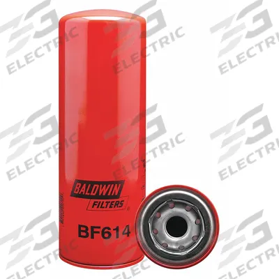 BALDWIN FILTERS Fuel Filter: Spin-On, 3 11/16 in Outside Dia, 1"-14 Thread Size, Cellulose - Spin-On Fuel Filters