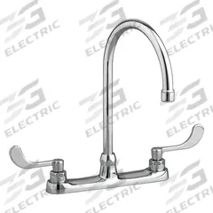 AMERICAN STANDARD Gooseneck Kitchen/Bathroom Faucet: Monterrey, Cast Brass, Widespread, Deck, Chrome (MPN 6409170.002). Key specifications — Series: Monterrey; Brand: AMERICAN STANDARD.