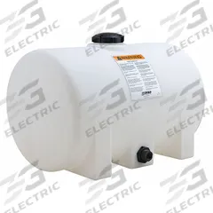 SNYDER INDUSTRIES Storage Tank: Single Wall, Horizontal, 60 gal, Closed Top, 1/4 in Wall Thick, HDPE (MPN 1060000N95004). Key specifications — Construction Material: HDPE; Brand: SNYDER INDUSTRIES.