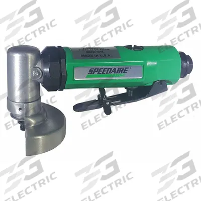 SPEEDAIRE Air Angle Grinder: 2 1/2 in Wheel Dia, 0.4 hp Horsepower - Standard Reach Air-Powered Angle Grinders