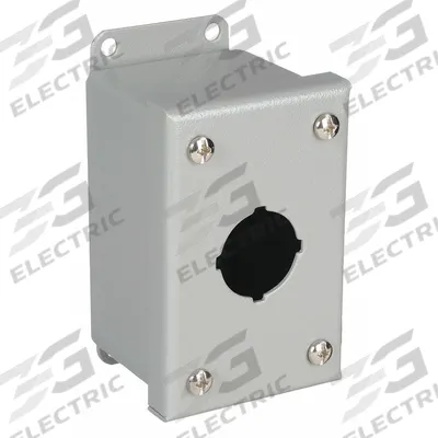 WIEGMANN Push Button Enclosure: 30mm, 1 Holes, Carbon Steel - Enclosures for 30mm Operators