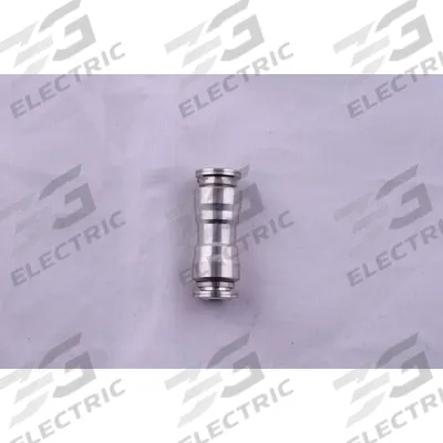 AIGNEP USA Push-Fit Union Fitting: 6 mm OD x 4 mm OD Size, Push-to-Connect x Push-to-Connect - Stainless Steel Tube Fittings