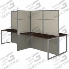 BUSH BUSINESS FURNITURE Modular Cubicle Workstation: 66 in Overall Ht, 119 in Overall Wd, Cherry (MPN EODH660MR-03K). Key specifications — Brand: BUSH BUSINESS FURNITURE; Office Cubicle Color: Cherry.