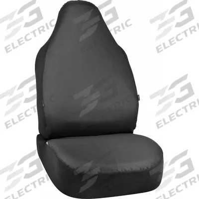 BELL Seat: Driver Seat Cover, 6 in Lg (In.), 4 1/2 in Wd (In.), Black - Vehicle Seat Covers
