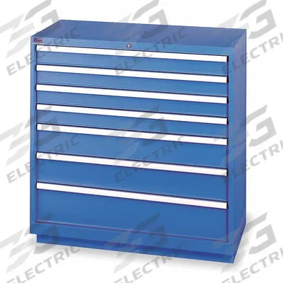 LISTA Modular Drawer Cabinet: 40 1/4 in x 22 1/2 in x 41 3/4 in, 7 Drawers, 96 Compartments - Lista Modular Drawer Cabinets