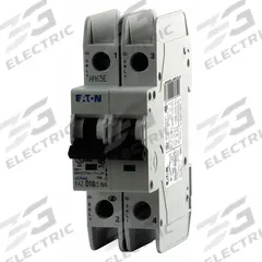 EATON IEC Miniature Circuit Breaker: 4 A Amps, 48/96V DC, 10kA at 277/480V AC, Screw Clamp, FAZ-NA (MPN FAZ-D4/2-NA). Key specifications — attr195863: 48/96V DC; attr211132: EATON; attr195864: 10kA at 277/480V AC; attr195865: Screw Clamp; attr195867: 277/480V AC.