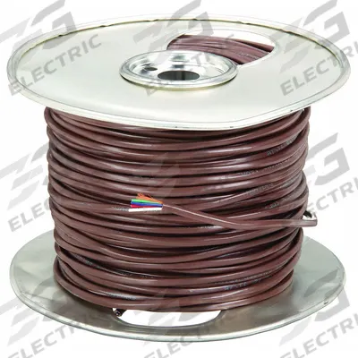SOUTHWIRE Thermostat Wire: 20 AWG Conductor Size, 4 Conductors, 250 ft Overall Lg - Nonplenum-Rated Thermostat Wires