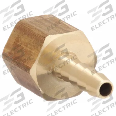 APPROVED VENDOR Barbed Hose Fitting: For 5/16 in Hose I.D., Hose Barb x NPT, Male x Female - Low-Lead Brass Multipurpose (Air, Water, Chemical) Rigid Barbed Hose Fittings