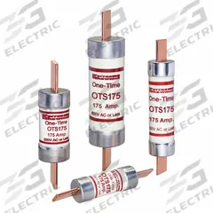 MERSEN Fuse: Class K5, OTS Series, Fast-Acting, 175 A, 600 V AC, 300 V DC, Non-Indicating (MPN OTS175). Key specifications — Series: OTS; Brand: MERSEN; Manufacturer Part Number: OTS175.