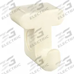 MONROE PMP Hook: 4 lb Wt Capacity, 1 Hooks per Base, Ivory, 1 Points per Hook, 1 23/32 in Overall Ht (MPN 4HDZ5). Key specifications — Color: Ivory; Brand: MONROE PMP.