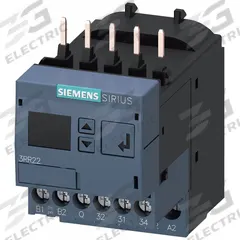 SIEMENS 3-Phase Current Monitoring Relay: Current Monitoring Relay, 3-Phase Phase, 1.6 A – 16 A (MPN 3RR22411FW30). Key specifications — Includes: Over and Under Current Monitoring; Product Type: Current Monitoring Relay; Manufacturer Part Number: 3RR22411FW30; Brand: SIEMENS; Phase Configuration: 3-Phase.