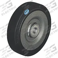 APPROVED VENDOR Caster Wheel: 6 5/16 in Wheel Dia., 2 in Wheel Wd, Rubber, 990 lb Load Rating, Steel (MPN SE 160/20K-BB0.5). Key specifications — Wheel Core Material: Steel; Wheel/Tread Color: Gray; Brand: APPROVED VENDOR.