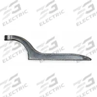 MOON AMERICAN Spanner Wrench: Spanner Wrench, Pin, 1-1/2 in to 4 in For Fitting Size (MPN 876-40). Key specifications — Handle Material: Iron; For Fitting Size: 1-1/2 in to 4 in; For Use On: Pin; Wrench Style: Spanner.