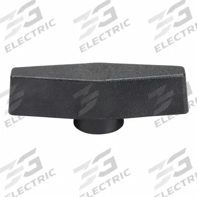 INNOVATIVE COMPONENTS Hand Knob: T, Plastic w/ Steel Thread, 1/2"-13 Thread - T-Handle Knobs with Threaded Hole