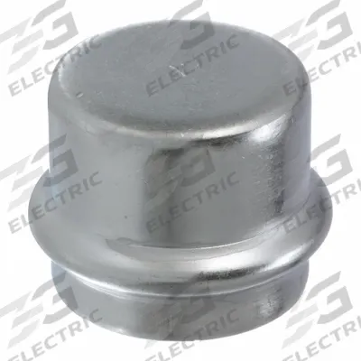 VIEGA PROPRESS Crimp Fitting Cap: 1 1/2 in CTS Size, Press-fit - Potable Water Stainless Steel Press Fittings