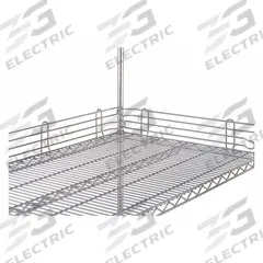 INSTOCK Wire Shelf Ledges: 18 in x 1 in x 4 in, Stainless Steel (MPN GRL18N-4S). Key specifications — Material: Stainless Steel; Color: Silver; Finish: Stainless Steel; Brand: INSTOCK; Ledge Size: 60 in.