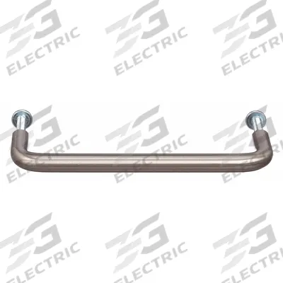 MONROE PMP Pull Handle: Threaded Holes, Stainless Steel, Silver, #8-32 Screw Size - Standard Pull Handles