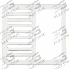 ZURN Grate: Cast Iron, 9 3/8 in Overall Wd, 1 1/4 in Overall Ht, Unfinished, Drop-In (MPN P1900-2-GRATE). Key specifications — Brand: ZURN; Finish: Unfinished; Color: White; Material: Cast Iron; Connection Type: Drop-In; Grate Surface Style: Slotted; Product Type: Grate.
