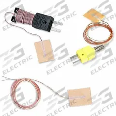 OMEGA Standard Thermocouple Probes: 0°C to 150°C, Type T, For Air Media Type, Stick-On (MPN SA1-T-120). Key specifications — Brand: OMEGA; Cable Material: PFA Insulation; Cable Length: 120 in; Process Mounting Connection: Stick-On; Maximum Wire Gauge: 30 AWG.
