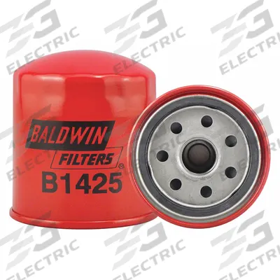 BALDWIN FILTERS Oil Filter: B1425, M20-1.50 Thread Size, 3 7/16 in Overall Ht - Spin-On Oil Filters