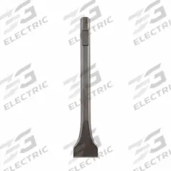 MILWAUKEE Breaker and Demolition Hammer Chisel: 1 1/2 in Head Wd, 12 in Overall Lg, 3/4 in Shank Dia (MPN 48-62-3020). Key specifications — attr253714: Cleaning; attr277143: MILWAUKEE.