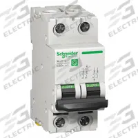 SCHNEIDER IEC Supplementary Protector: 3 A Amps, 500V DC, 5kA at 250V DC, Screw Clamp, C60H-DC, C (MPN M9U21203). Key specifications — Terminal Connection: Screw Clamp; AC Voltage Rating: Not Rated; Curve Type: C; DC Voltage Rating: 500V DC; Max. AIR Rating: 5kA at 250V DC; Series: C60H-DC; Brand: SCHNEIDER.