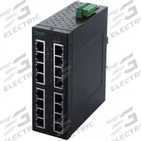 MURRELEKTRONIK Ethernet switch: Unmanaged, DIN Rail, 16 Ports, RJ45, 1000 mbps/Ethernet, IP20 (MPN 58174). Key specifications — Port Type: RJ45; Manufacturer Part Number: 58174; Brand: MURRELEKTRONIK; Features: Auto-Crossover; IP Rating: IP20; Product Type: Ethernet Switch; Maximum Input Voltage: 48V DC; Mounting Location: DIN Rail.