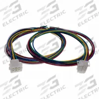 SPEED WIRING PRODUCTS Connector System: TE Connectivity, MATE-N-LOK, 6 Poles, 48 in Wire Lead Lg (MPN HD-06-4848). Key specifications — Wire Type: Hookup & Lead Wire (UL 1015); Brand: SPEED WIRING PRODUCTS; Number of Poles: 6; Voltage Rating: 600V AC; Wire Jacket Material: PVC; Current Rating: 9.5 A; Wire Color: Black; Kit Contents - Description: (1) Panel-Mountable Receptacle with Female Contacts.