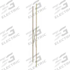 TENNSCO Shelving Post: 144 in Overall Ht, Steel, 16 ga, Tan (MPN UPA-144). Key specifications — Brand: TENNSCO; Color: Tan; Includes: Brace.