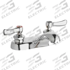 CHICAGO FAUCETS Low Arc Bathroom Faucet: 802, Cast Brass, Polished Chrome Finish, 1 gpm Flow Rate (MPN 802-E74ABCP). Key specifications — Includes: Mounting Hardware; Brand: CHICAGO FAUCETS; Series: 802.