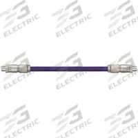 READYCABLE Ethernet Cable: Cat6, M12 Male Straight x M12 Male Straight, 3 ft Lg, PUR, Purple, X (MPN CAT9431012-3). Key specifications — Brand: READYCABLE; Cable Jacket Color: Purple; End 1 Coding: X; End 2 Coding: X; Performance Category: Cat6.