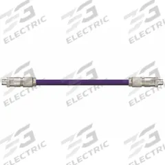 READYCABLE Ethernet Cable: Cat6, M12 Male Straight x M12 Male Straight, 3 ft Lg, PUR, Purple, X (MPN CAT9431012-3). Key specifications — Brand: READYCABLE; Cable Jacket Color: Purple; End 1 Coding: X; End 2 Coding: X; Performance Category: Cat6.