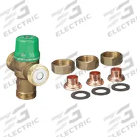 TACO Thermostatic Mixing Valve: 3/4 in Inlet Connection Size, 3/4 in Outlet Connection Size, Brass (MPN 5003-C3). Key specifications — attr1037830: Check Valves; attr1037827: TACO.