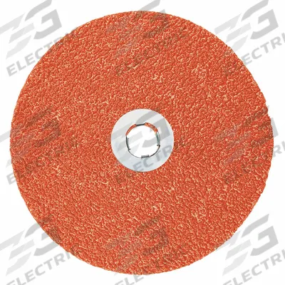 3M CUBITRON II Deadlatch Hardware: 7" x GL Quick-Change, Ceramic, 60 Grit - Cool-Cutting Fiber Discs for Stainless Steel & Nickel Alloys