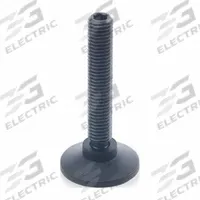 JW WINCO Male-End Leveling Mount: Swiveling Stud, M12 Thread Size, 25 mm, 3.5 kN Capacity (MPN 638-25-M12-74-ST). Key specifications — Base Shape: Round; Load Capacity: 3.5 kN; Thrust Pad Material: Polyacetal; Includes: Plastic Thrust Pad.