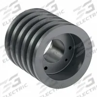 APPROVED VENDOR V-Belt Pulley: B44, 5 Groove, 4.75 in OD, Bushed Bore, SD, Quick Detachable, Plain (MPN 5B44SD). Key specifications — attr1318293: B44; attr1318301: 4.4 in (5L, B); attr1318291: 5L, B, or BX.