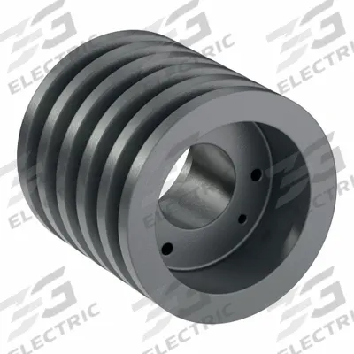 APPROVED VENDOR V-Belt Pulley: B44, 5 Groove, 4.75 in OD, Bushed Bore, SD - Bushed-Bore Cast-Iron V-Belt Pulleys