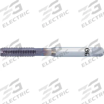 OSG STRAIGHT FLUTE Tap: 1/4"-20 UNC, H5 / 2B-3B, 3 Flute, Bottoming Chamfer, Carbide (MPN 1661500400) - Coolant-Through Straight-Flute Machine Taps for Aluminum