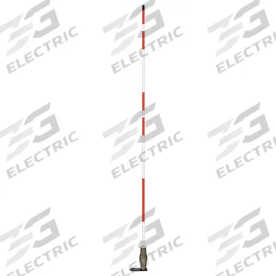 APPROVED VENDOR Hydrant Marker: Flat Bracket with Spring, Red - Utility & Hydrant Markers