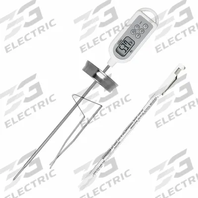 CDN Waterproof Thermometer: Commercial Dishwashers/Fish or Poultry/Food Safety/Meat - Digital Thermometers for Food
