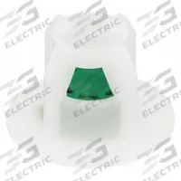 CHICAGO FAUCETS Insert: 1.5 gpm Flow Rate, Laminar Flow Outlet, Plastic, Green/White Finish, Male (MPN 50-043KJKABNF). Key specifications — Material: Plastic; Product Type: Insert; Connection Size: 19/32"; Brand: CHICAGO FAUCETS.