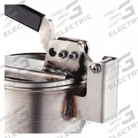 PIG Drum Funnel: Latching/Lockable, Silver / Silver, No Flame Arrester, 8 1/4 in x 11 in, 2 in NPT (MPN DRM1068-NPT). Key specifications — Brand: PIG; Funnel Material: Stainless Steel; For Use With: 5 to 55 gal Plastic or Steel Drums; Color: Silver; Lid Type: Lockable; Flame Arrester Ht: No Flame Arrester; Lid Type (sublevel): Lidded.