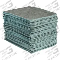 BRADY SPC ABSORBENTS Sorbent Pad: 40 oz Volume Absorbed Per Pad, Cellulose, Perforated, Box, 100 PK (MPN RFP300). Key specifications — Brand: BRADY SPC ABSORBENTS; Perforated: Perforated; Material: Cellulose.
