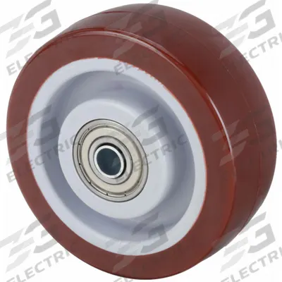 APPROVED VENDOR Caster Wheel: 4 in Wheel Dia., 1 1/2 in Wheel Wd, Polyurethane - Polyurethane Tread on Plastic Core Wheels