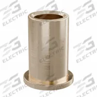 Flanged Sleeve Bearing: Bronze, SAE 841, 5/16 in Bore, 7/16 in OD, 3/4 in Lg, -35°F to 300°F, 10 PK (MPN FF413-03B). Key specifications — System of Measurement: Inch; Material Grade: SAE 841; Flange Type: Flanged; Brand: OILITE.