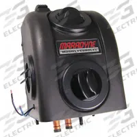 Automotive Auxiliary Heater: Mounting Hardware, Glass-Filled Nylon, 24V, 3 A Current, 30 W Power (MPN 4000-24V). Key specifications — Case Material: Glass-Filled Nylon; Includes: Mounting Hardware; Product Type: Auxiliary Heater; Brand: MARADYNE; Voltage: 24V.